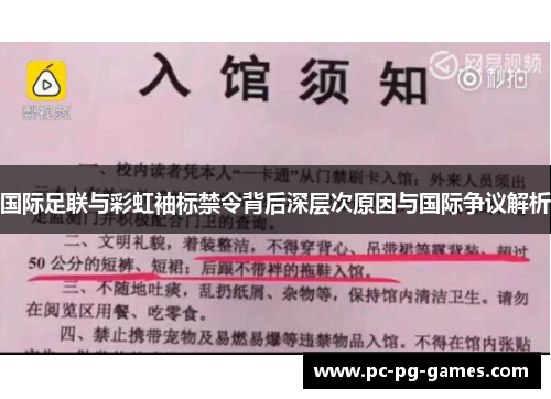 国际足联与彩虹袖标禁令背后深层次原因与国际争议解析